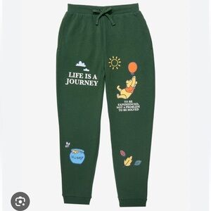 Disney Winnie the Pooh Life is a Journey Joggers size